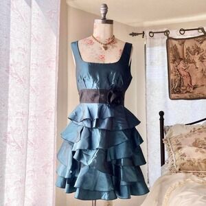 y2k blue mini dress‎